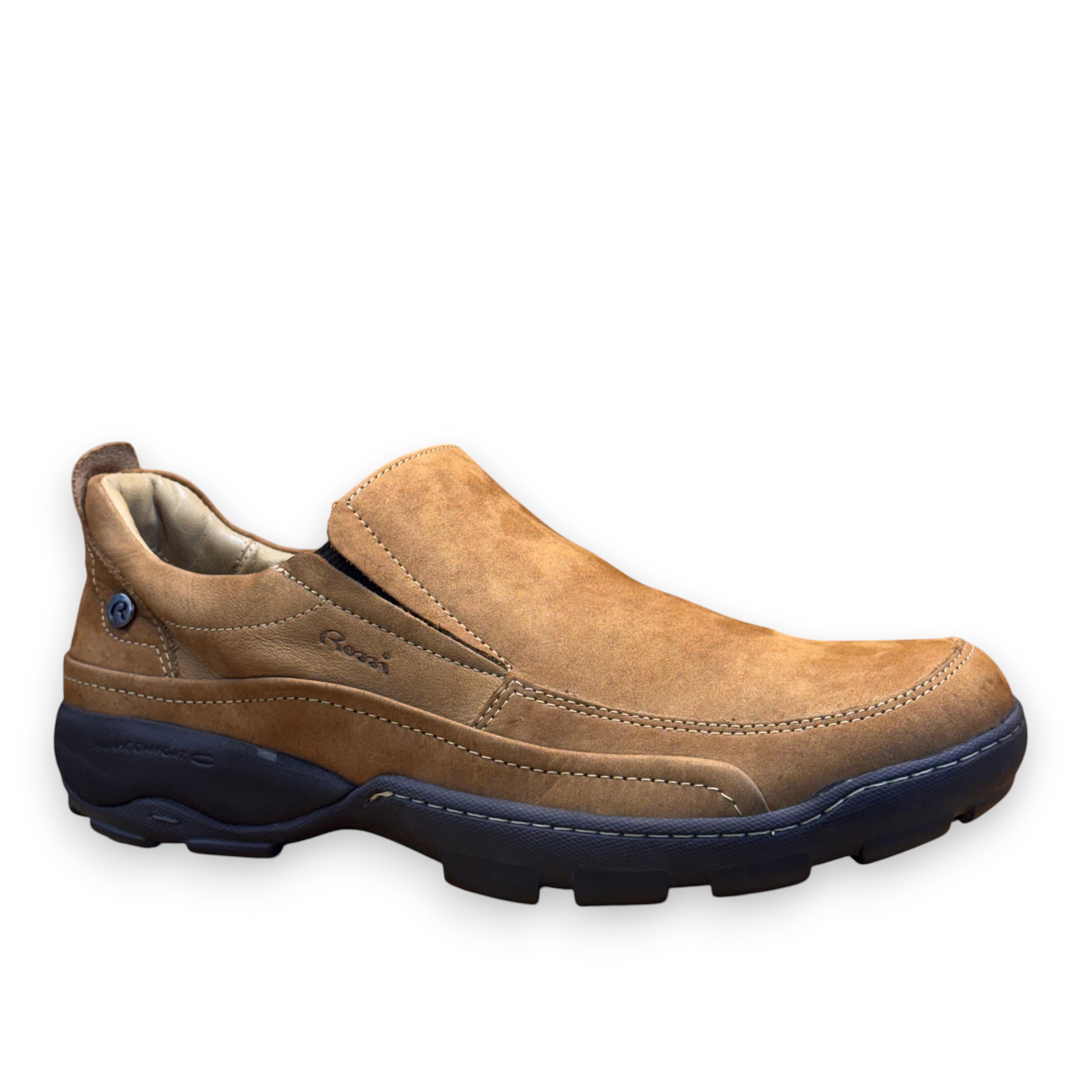 ZAPATO ROSSI CASUAL SIN TRENZAS MIEL