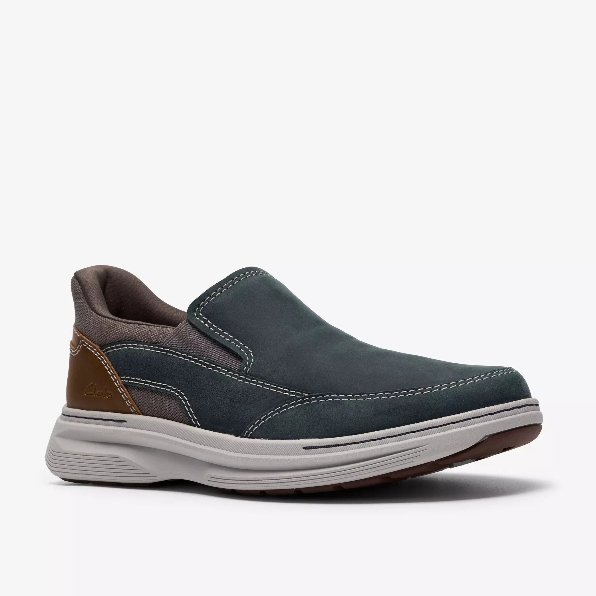 ZAPATO CLARKS CASUAL DE PORTIVO SIN TRENZAS AZUL