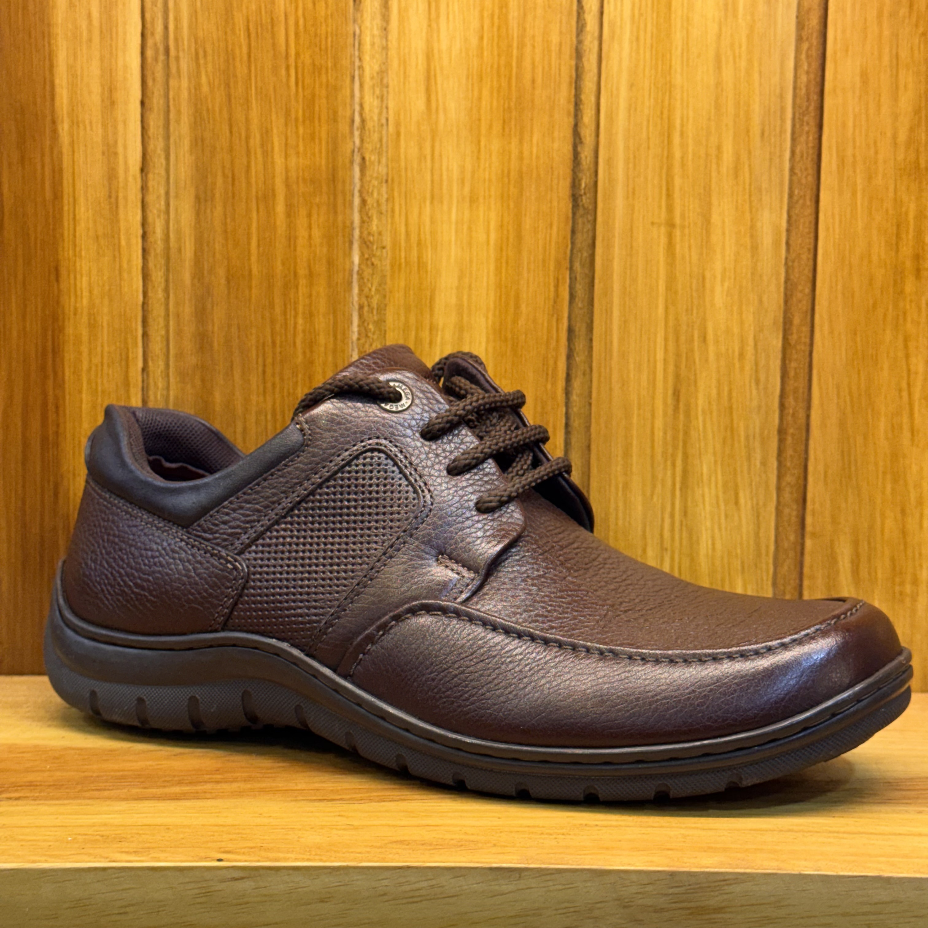 ZAPATO CASUAL MEGA CON TRENZAS MARRON