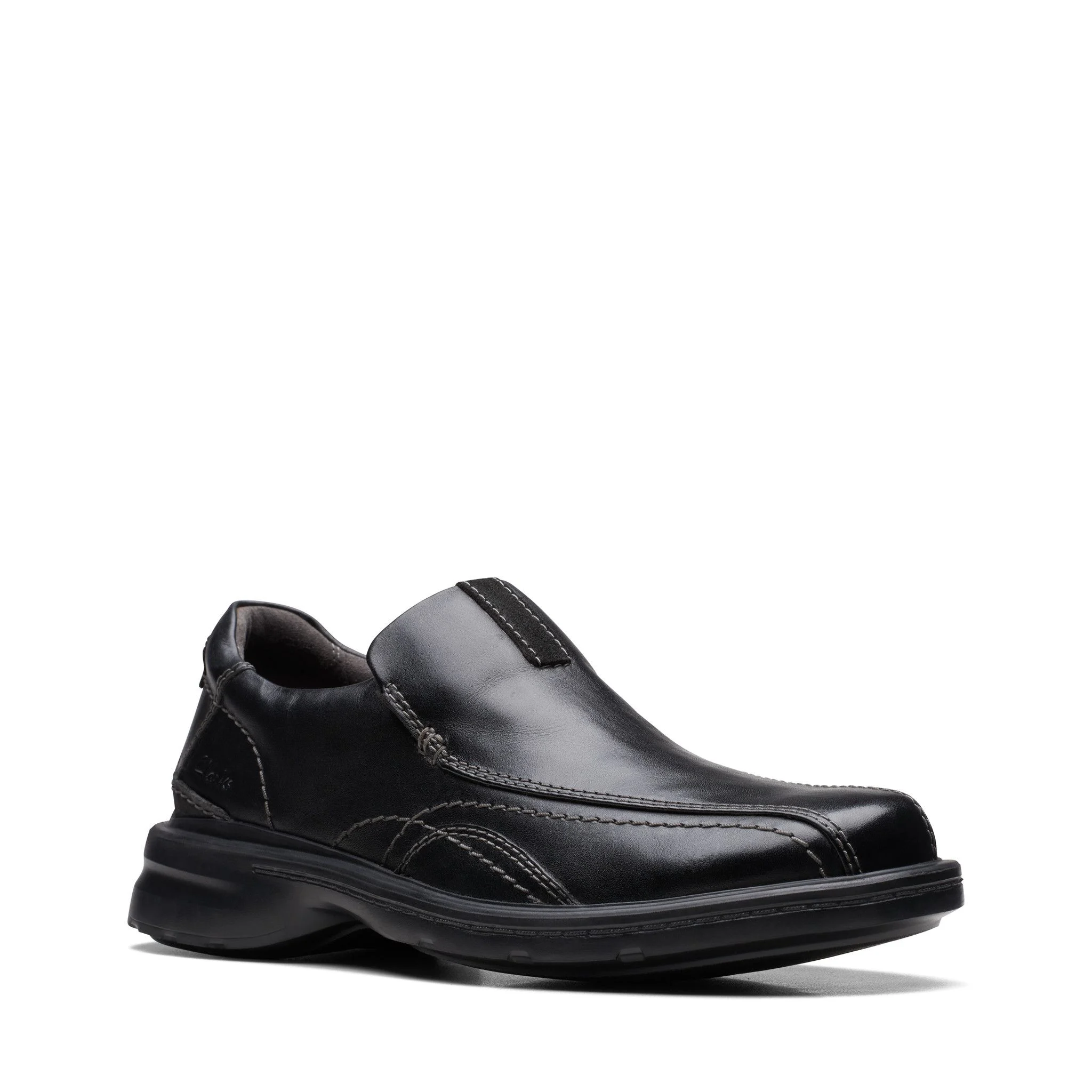 ZAPATO CLARKS CASUAL NEGRO SIN TRENZAS