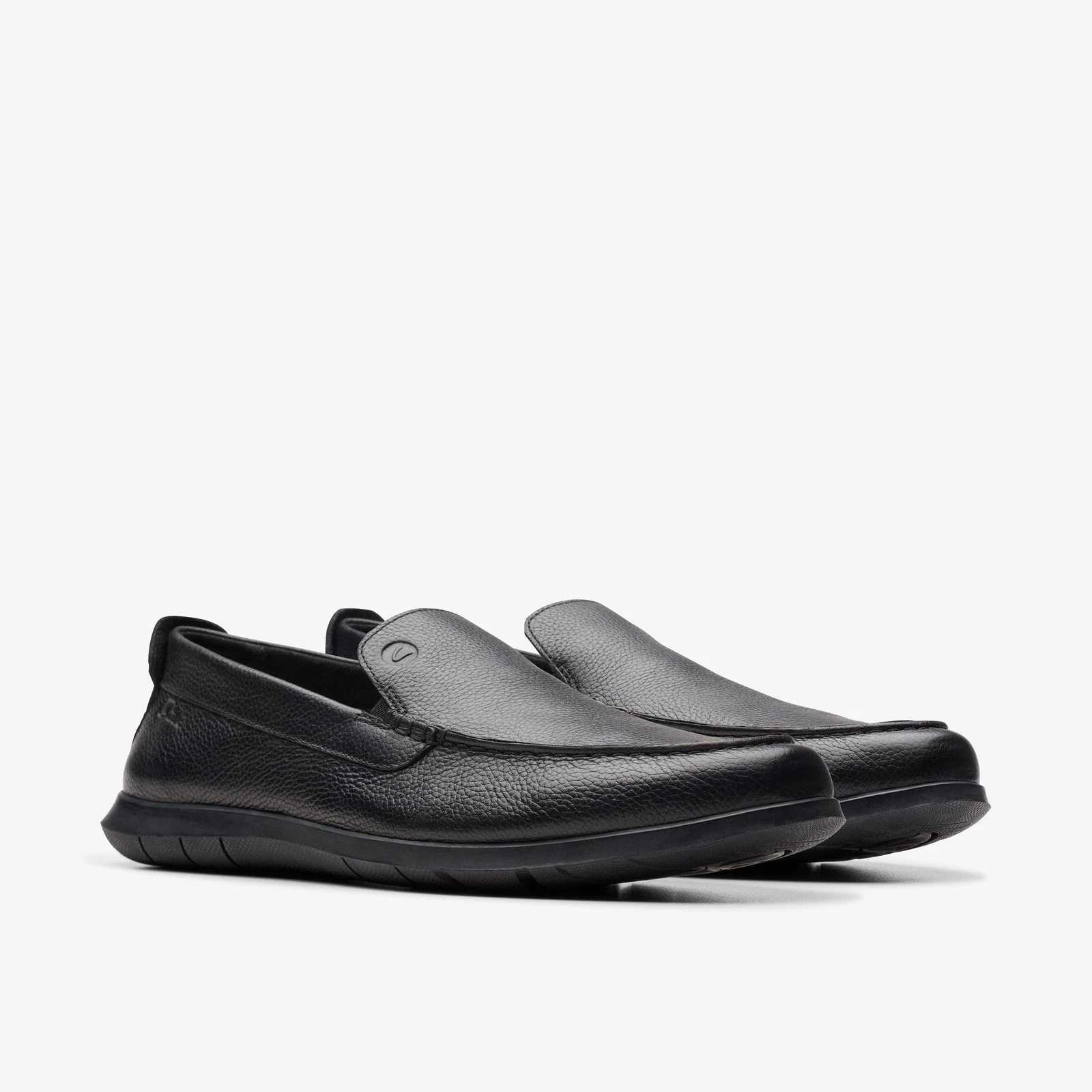 ZAPATO CLARKS CASUAL NEGRO MOCASIN ( FLEXWAY STEP )