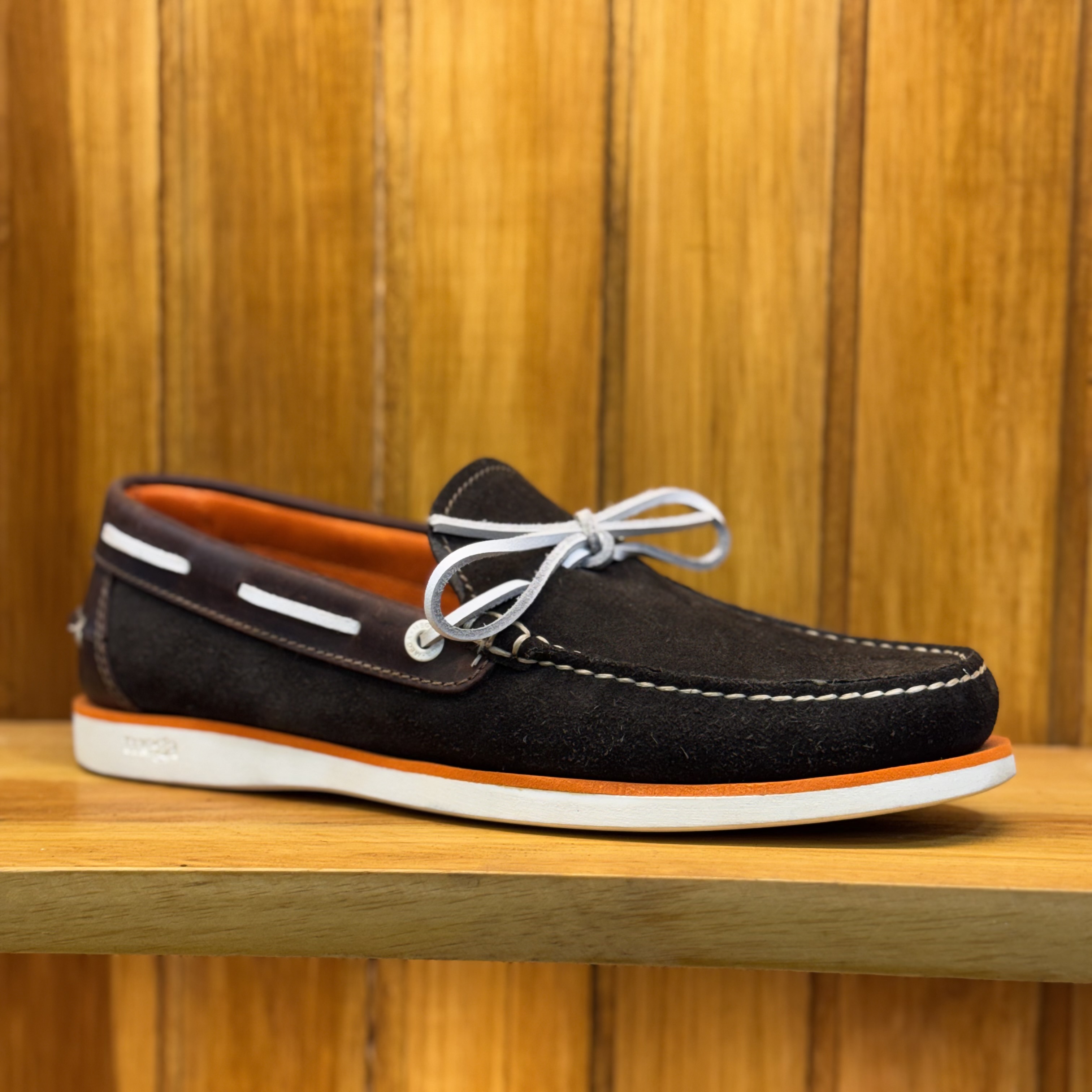 ZAPATO CASUAL MEGA TIPO NÁUTICA MARRÓN