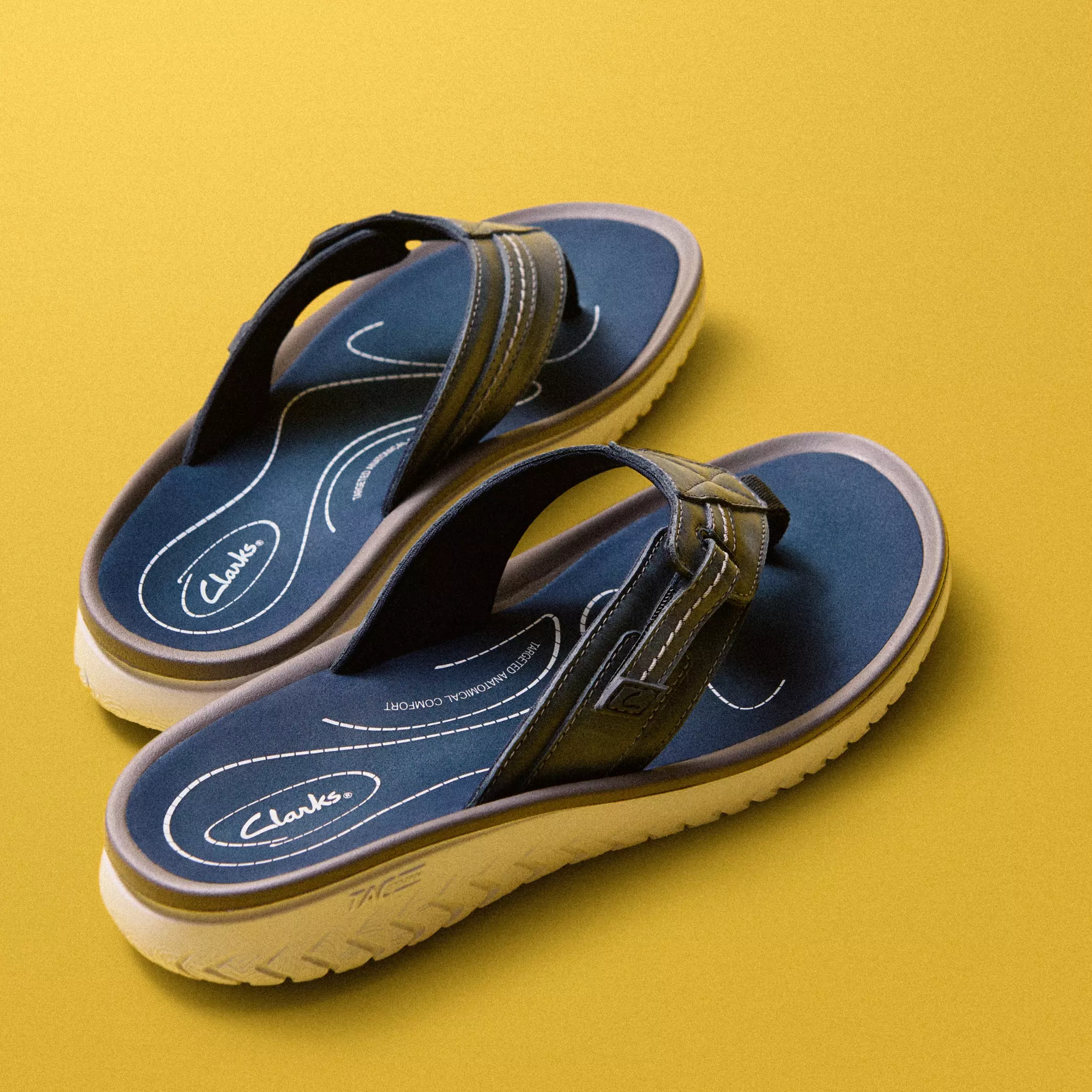 CHOLA CLARKS AJUSTABLES AZUL